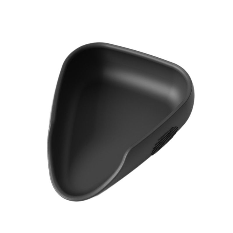 Silicone Coffee Bean Weighing Tray, Triangular Coffee Dosing Vessel, Reusable Silicone Scoop Tray for Coffee Bean Scale, Barista Coffee Accessory-Black
