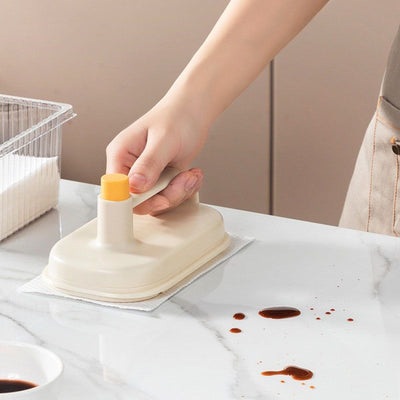Disposable Kitchen Cleaning Hand Tool with 10Pcs Replacement Wipes Multi Surface Grease Remover Cleaner