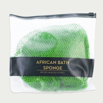African Exfoliating Bath Net Sponge Long Lasting Body Scrubber Shower Loofah Mesh Sponge-Light Green