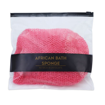 Exfoliating Bath Net Sponge Long Lasting Body Scrubber Shower Loofah Mesh Sponge-Pink