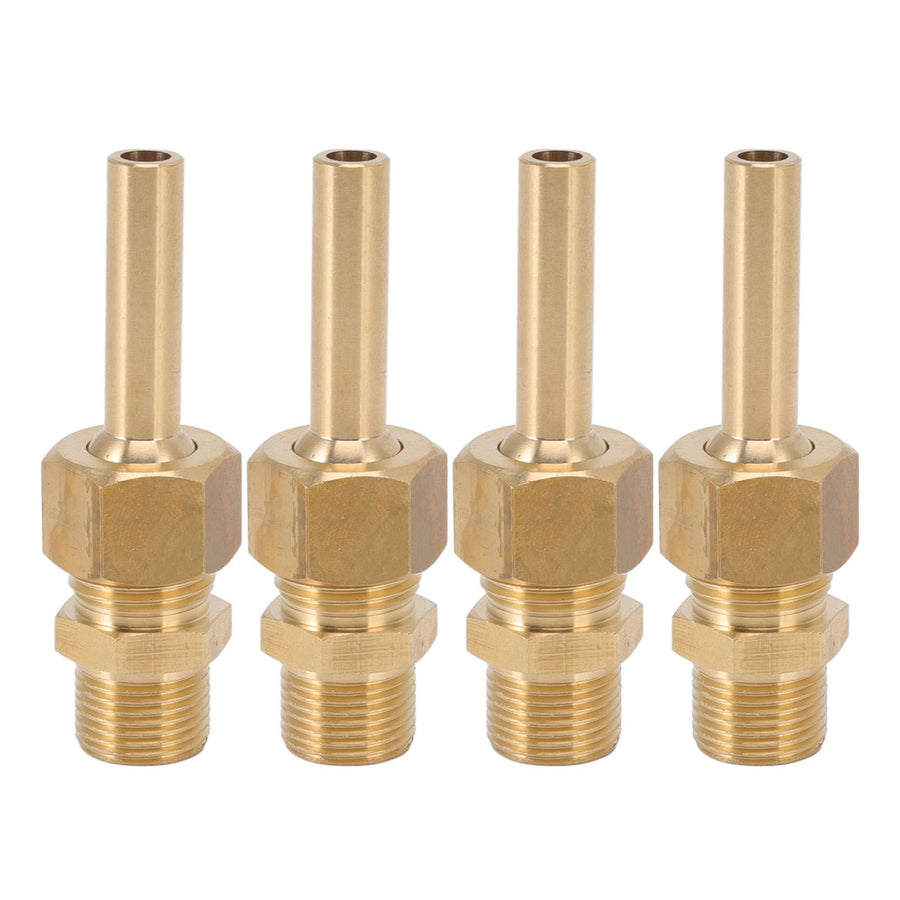 4 PCS Water Fountain Nozzles Pure Copper Large Hexagonal Direct Jet Nozzle Waterscape Single Nozzle Male Thread G3/8