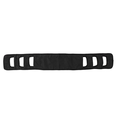 Seniors Bed Transfer Sling Labor Saving Widened Breathable Elderly Lift Turning Belt with Padded Handle for Patient Black