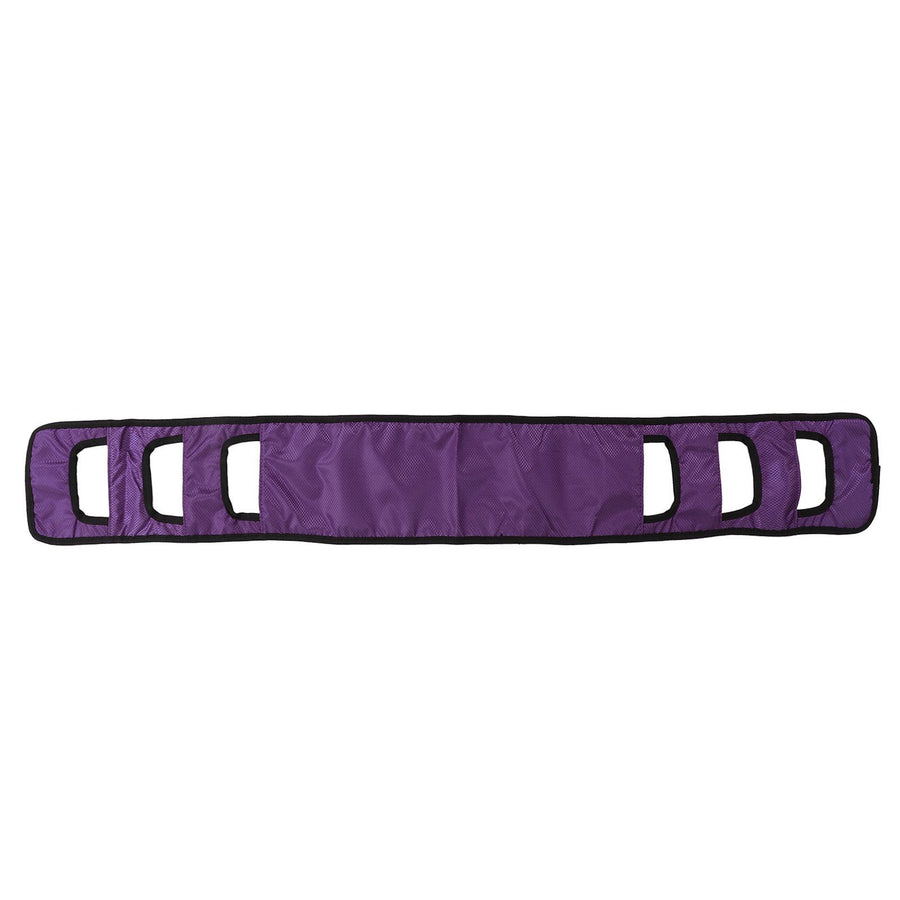 Seniors Bed Transfer Sling Labor Saving Widened Breathable Elderly Lift Turning Belt with Padded Handle for Patient Purple