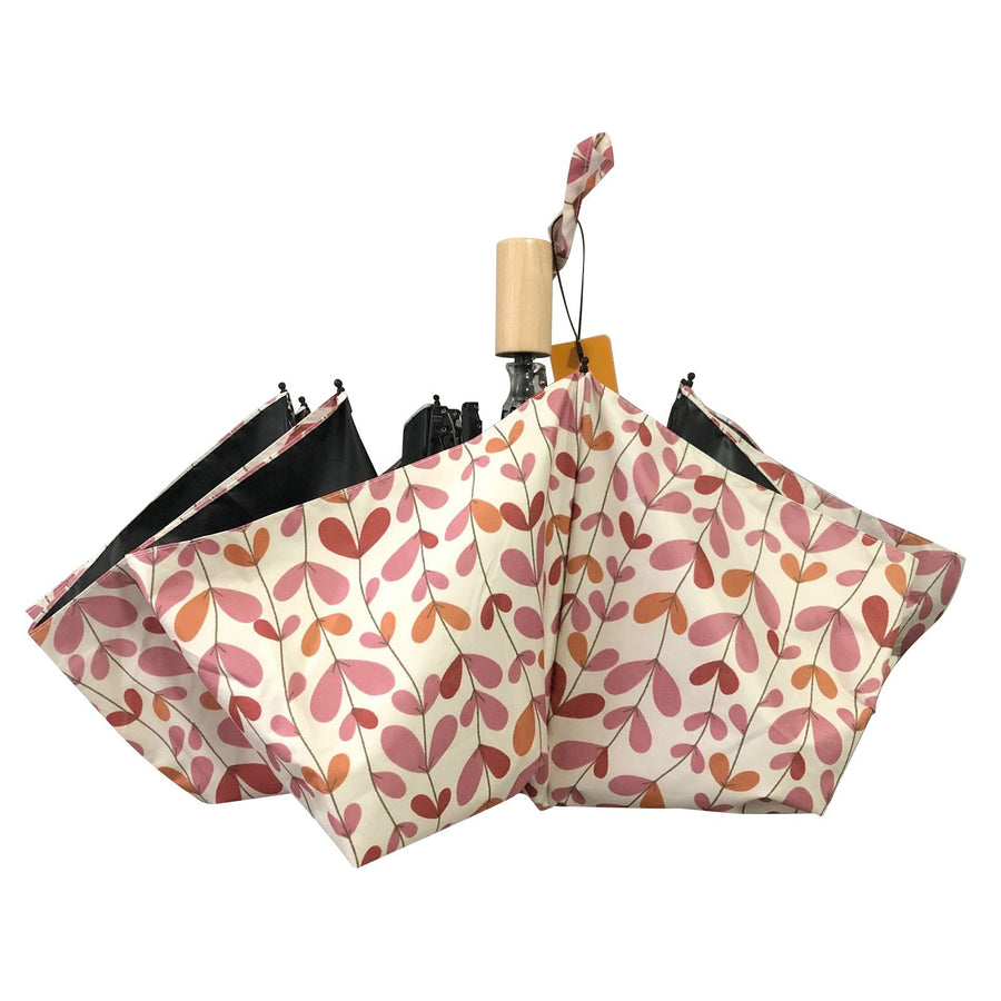 Umbrella Glass Fiber Flexible Frame Portable Anti UV Wind Proof 3 Folding Sun Rain Umbrella