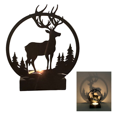Candle Holder Elephant Look Durable Decorative Candle Holder Bracket for Home
