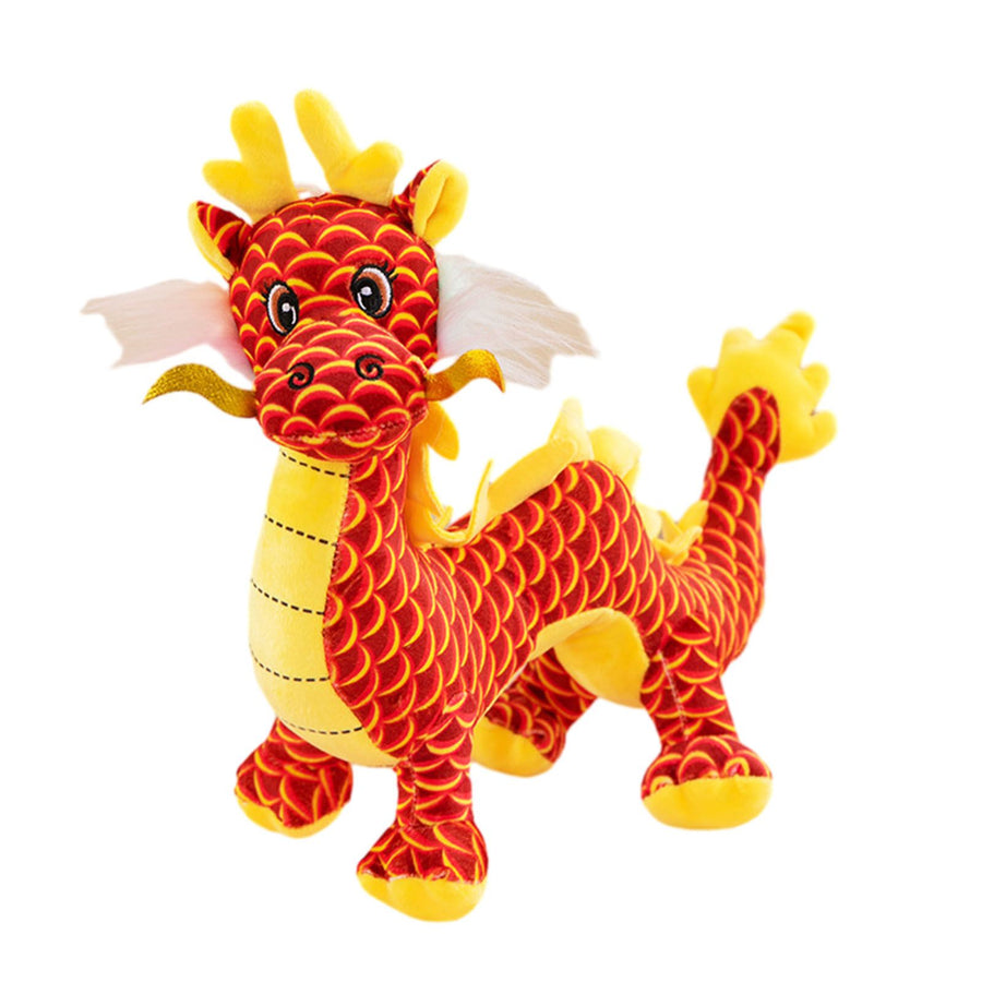 New Year Dragon Mascot Simulation Dragon Doll Zodiac Dragon Plush Toy