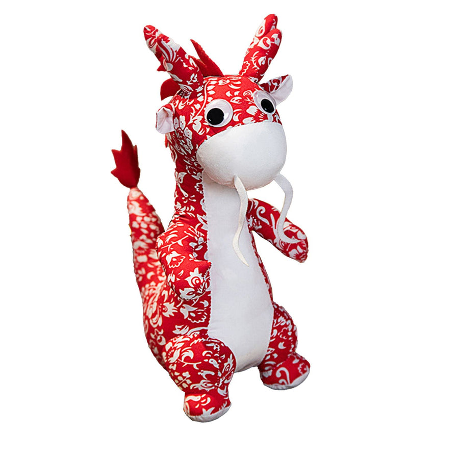 New Year Dragon Mascot Simulation Dragon Doll Zodiac Dragon Plush Toy