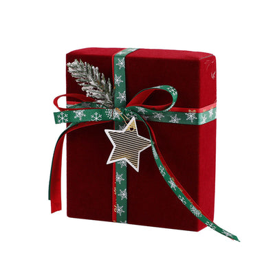 Red Velvet New Year's Gift Box Christmas Eve Apple Decoration