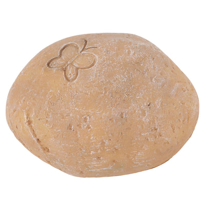 Pet Memorial Garden Stone DIY Butterfly Print Pet Cat Dog Grave Marker Resin Pet Memorial Gift Stone Sand Yellow