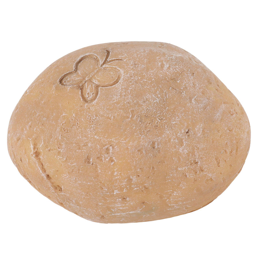 Pet Memorial Garden Stone DIY Butterfly Print Pet Cat Dog Grave Marker Resin Pet Memorial Gift Stone Sand Yellow