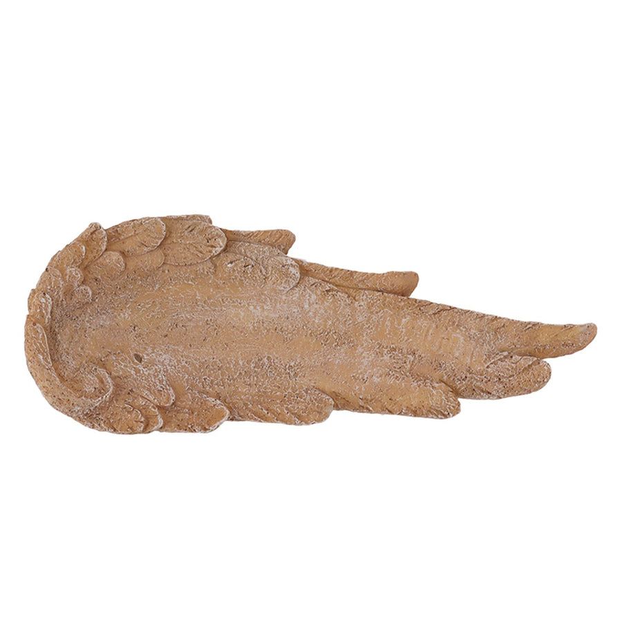 Angel Wings Pet Tombstone Waterproof Personalized DIY Pet Memorial Stone Marker for Cats and Dogs Sandy Yellow