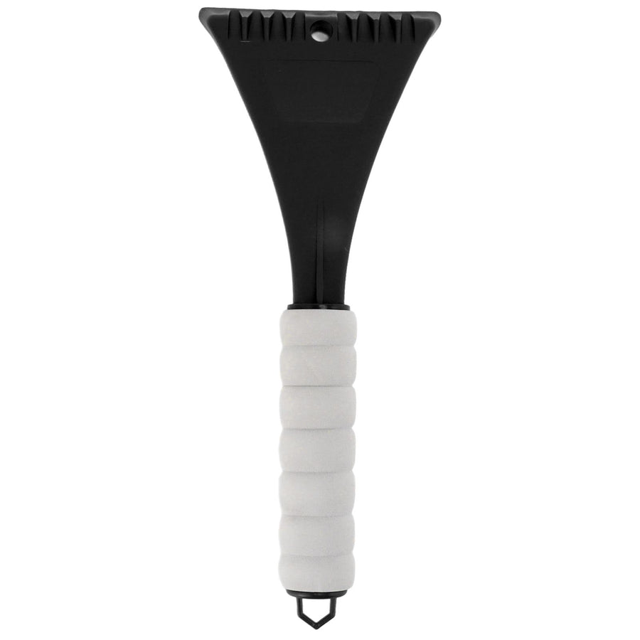 Car Windshield Shovel EVA Ergonomic Handle Rounded Corner Safe Portable Car Ice Scraper for Vehicle Outdoor Snow Black