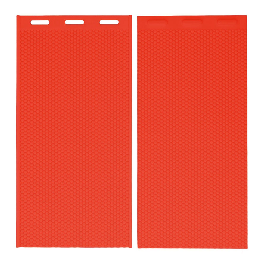 2 PCS 5.4mm Beeswax Foundation Sheets Press Embosser Machine Manual Silicone Beeswax Mold DIY Beekeeping Tool 41.3x20.5CM Red