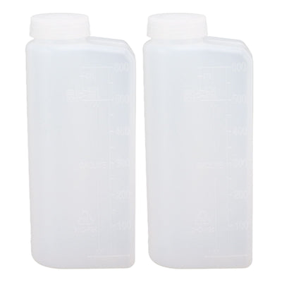2PCS 600ML 2 Stroke Oil Petrol Fuel Mix Bottle Professional Oil Mixing Bottle Container for Chainsaw Ironing Machine