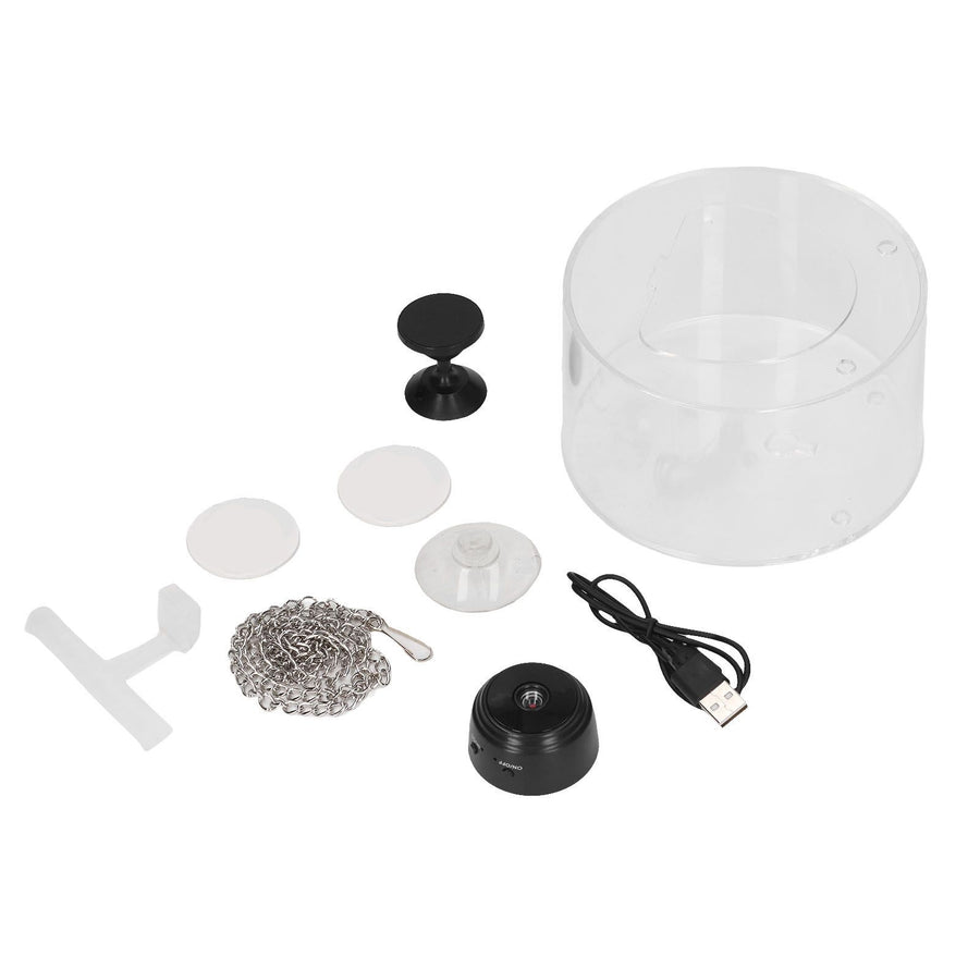 Smart Camera Bird Feeder Real Time Monitoring Hanging Bird Feeders for Outdoors Garden Round