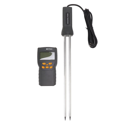 Grain Moisture Meter Tester LCD Display with Backlit Automatic Temperature Compensation Garden Tools