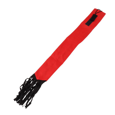 Horse Tail Protection Bag Non Woven Fabric Horsetail Guard with Fringe Hook and Loop Design Red