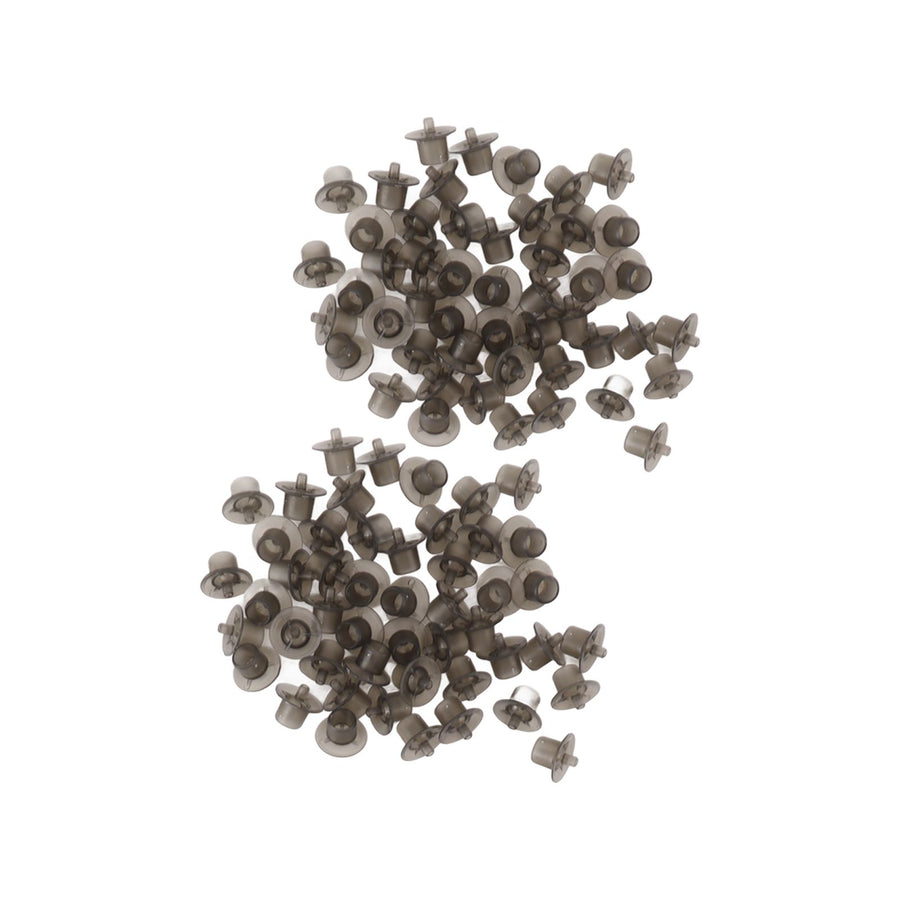 100PCS Queen Bee Rearing Cup Plastic Vivid Color Beekeeping Bee Cell Cup for Beekeeper Grey