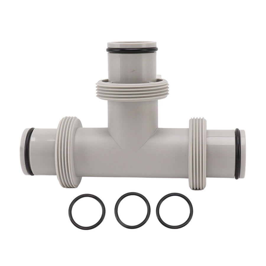 Split Swimming Pool Hose Plunger Valve 2 in 1 T Shape Hose Plunger Valve Replacement for for Filter Circulation System Pool Pump Maintenance