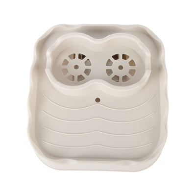 Hot Tub Table Tray with Drain Holes Anti Slip Adjustable Hot Tub Side Table for Swimming Pools SPA Bathtub Beige