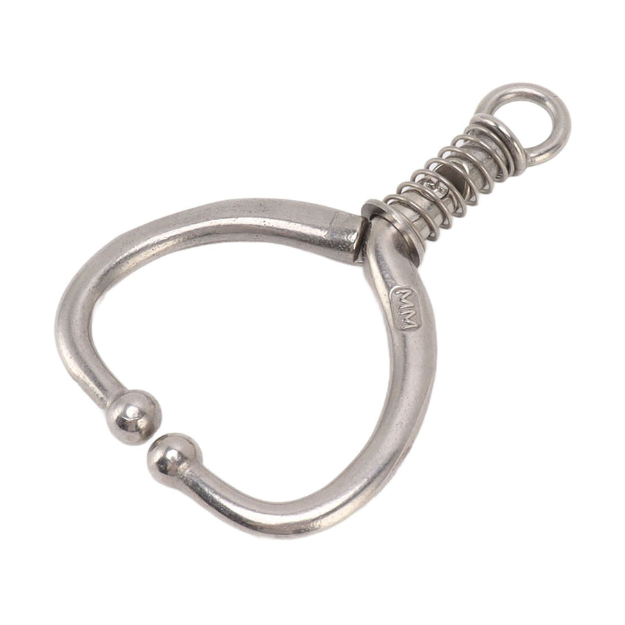 Cattle Nose Ring Durable Stainless Steel Cattle Ring Spherical Cattle Ring Clamp Traction for Home Farm HL Q4E