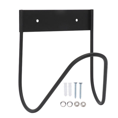 Garden Hose Holder 304 Stainless Steel Wall Mount Heave Duty Water Hose Hook Hanger for Outside Yard Black
