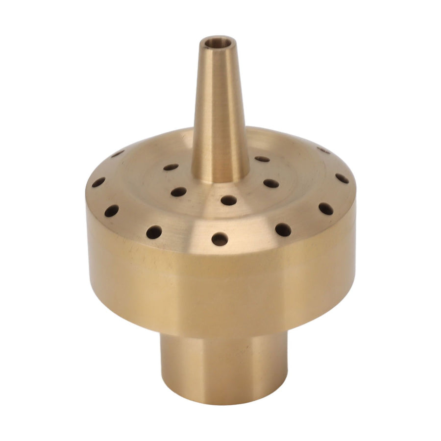 Water Fountain Nozzle Brass Fountain Nozzle Column Sprinkler Spray Head for Garden Pond Bring Beautiful Visual Effects G1/2in