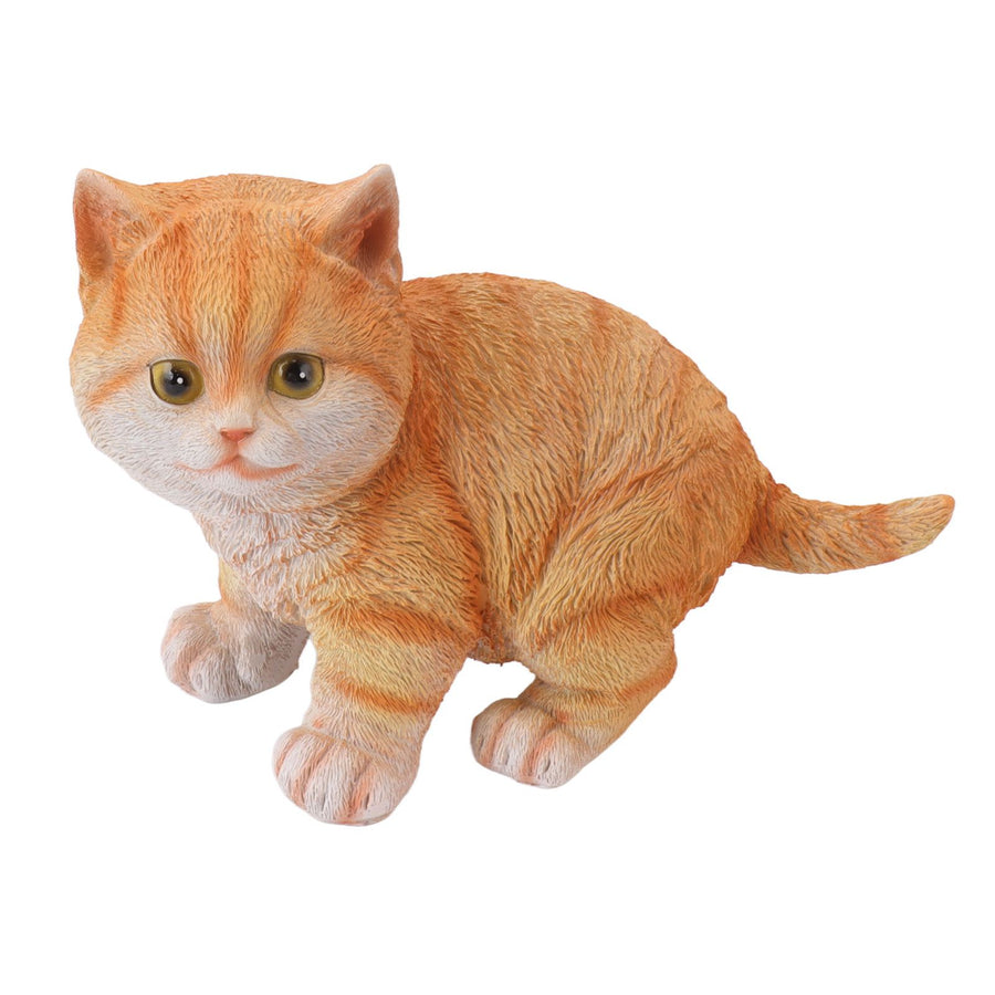 Outdoor Garden Decor Cat Statues Kitten Ornaments Gardening Decorations Gardening Kitten Sculpture