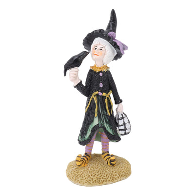 Witch Dolls Figure Handmade Resin Charming Witch Doll Decoration Ornaments for Office Bedroom Desktop