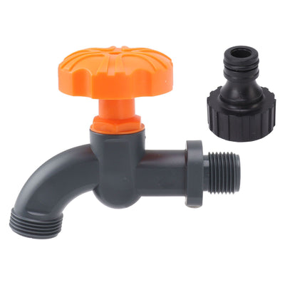 Hose Bibb Multifunctional Plastic Steel Sealing Leakproof Garden Water Hose Bibb for Aquarium Fish Tank RV Farm