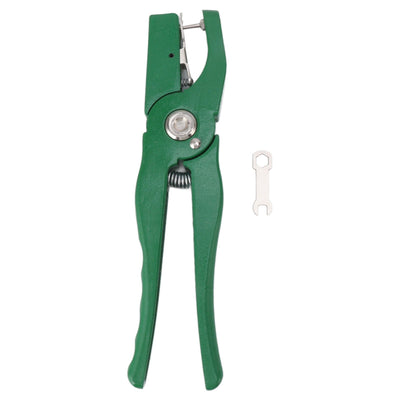 Green Ear Tag Plier Aluminum Alloy Livestock Ear Tag Applicator Portable Ear Notcher for Home Farm