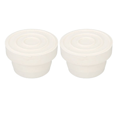 2 Pcs Pool Ladder Bumpers Ladder Tubing Inside End Plug Caps Swimming Pool Accessory Supplies S 5.7x5.7x3.7cm