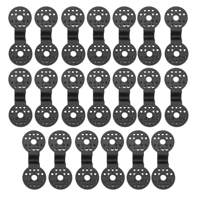 20 Pcs Shade Cloth Lock Grip PP Net Fence Fabric Fixing Clamp for Insect Garden Agricultural Nets
