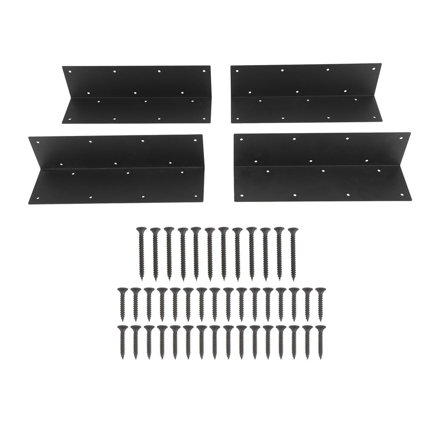 4PCS Steel Raised Garden Bed Corner Brackets Metal Garden Bed Corner Bracket for 20‑24 Inch Bed