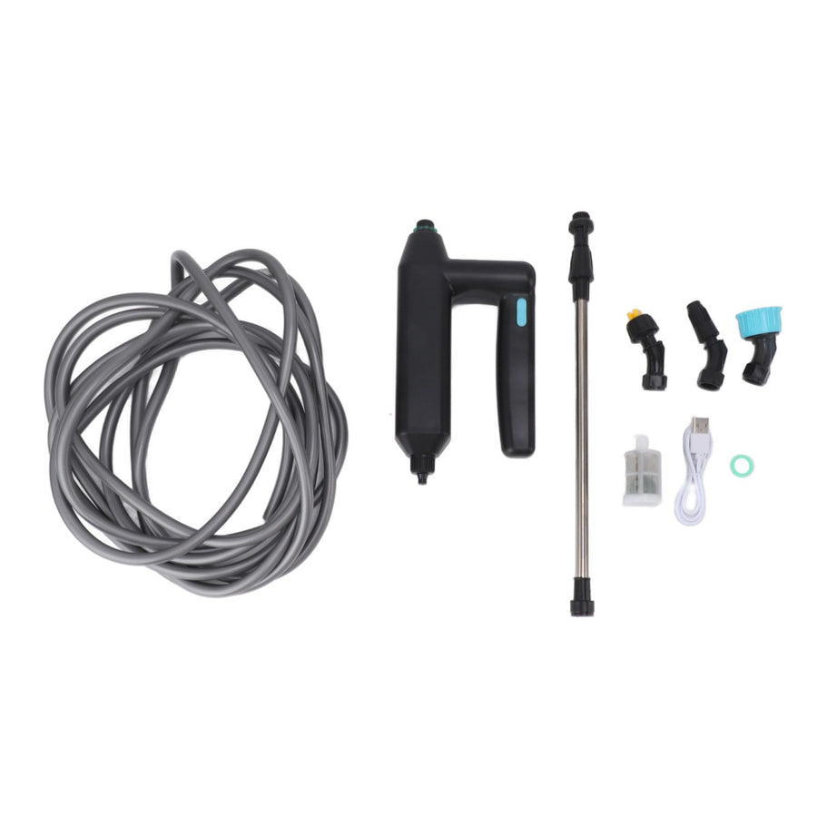Handheld Garden Electric Sprayer Outdoor Portable Electric Garden Water Sprayer Wand for Gardening Watering 8m Set