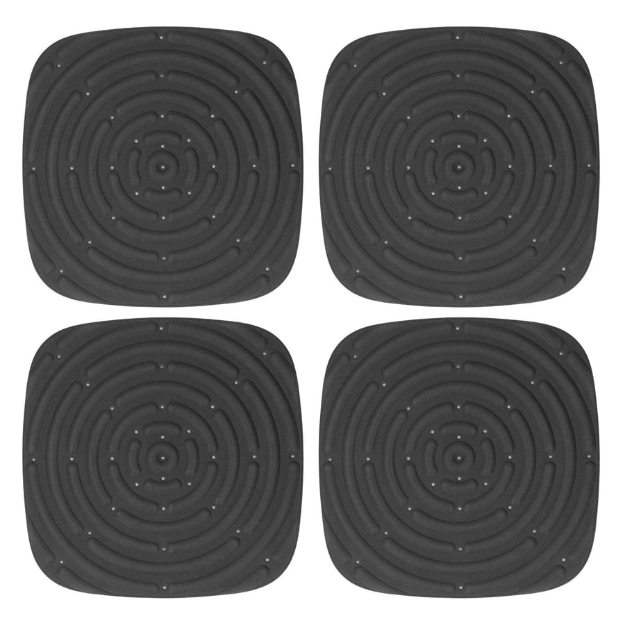 4pcs Chicken Nest Mat Washable Chicken Nesting Pads Nesting Box Pads for Laying Eggs Black