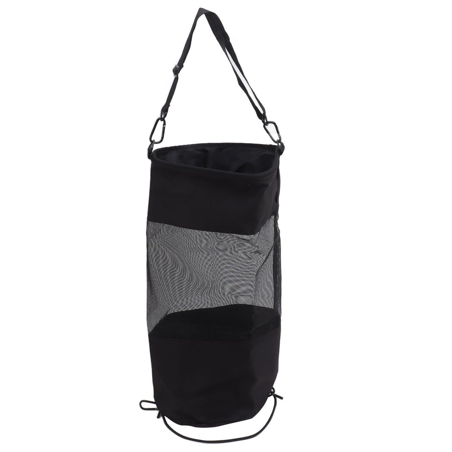Boat Trash Bag Cylinder Shape Large Capacity Leakage Proof Folding Boat Garbage Container for Home Camping Car