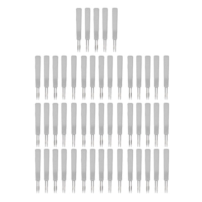 50Pcs Chicken Poultry Double Needle Thorn Pox Needle Chicken Vaccination Needle Poultry Breeding Equipment White