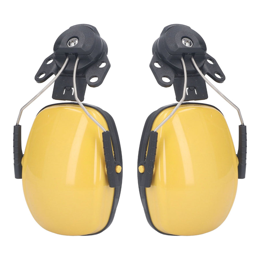 1 Pair Safety Helmet Ear Muff Noise Reduction Helmet Hard Hat Hearing Protection Earmuff for Construction Site