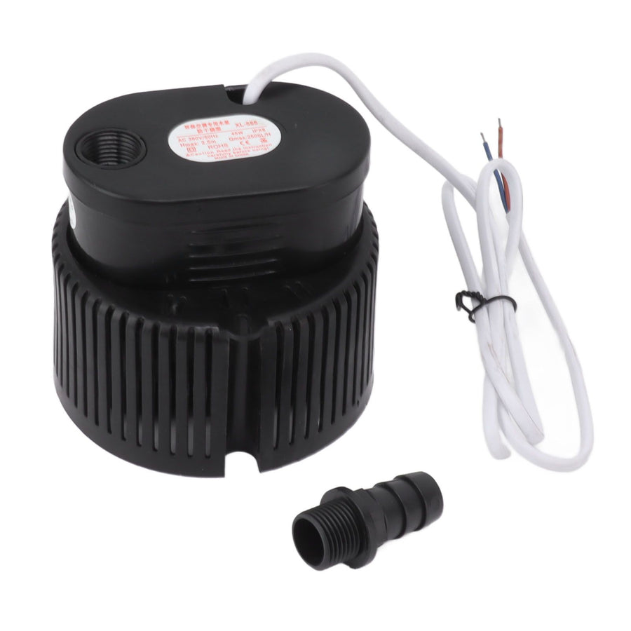 Submersible Pump 45W 380V Low Noise Stable Output Plastic Casing Quiet Water Pump for Garden Aquarium Fountain