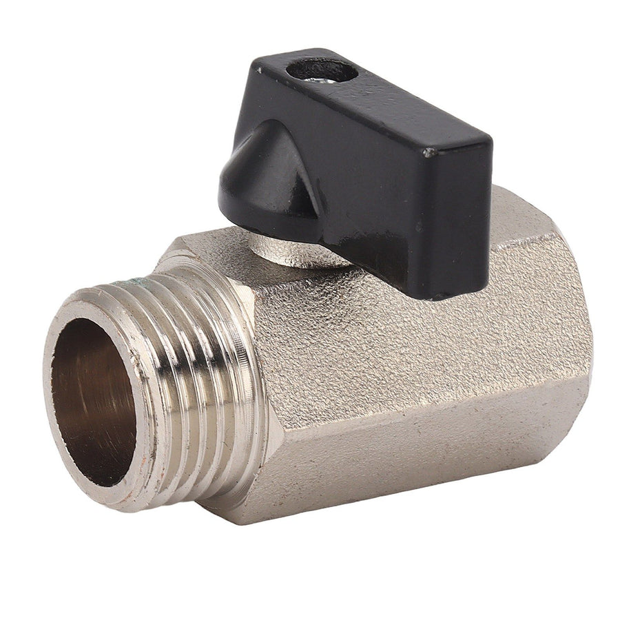 Gas Valve Ball Type Male Female Thread Thicken Brass Sandblasting for Household Tap Water 1/2