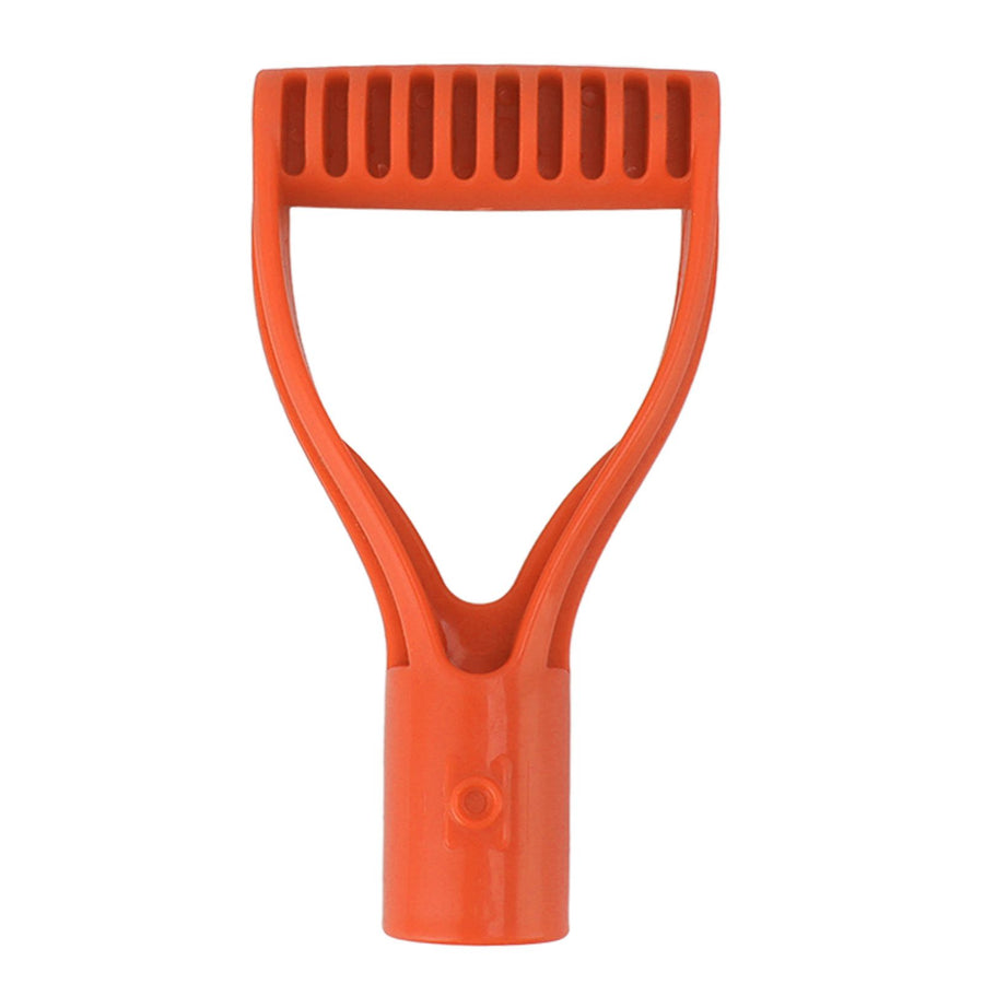 Spade Handle Plastic 32mm Inner Diameter D Grip Handle Shovel Handle Replacement for Snow Shovel Digging Raking Orange