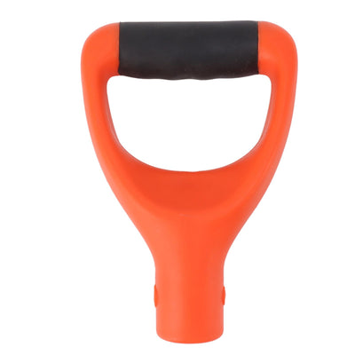 3.2cm Shovel Handle Ergonomic Design Multifunctional Rugged Shovel D Grip Handle for Digging Raking Tools Orange
