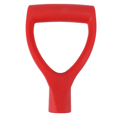 Shovel Handles D Type 32mm ID Plastic Quick Installation Snow Shovel Handle for Digging Raking Tool Red