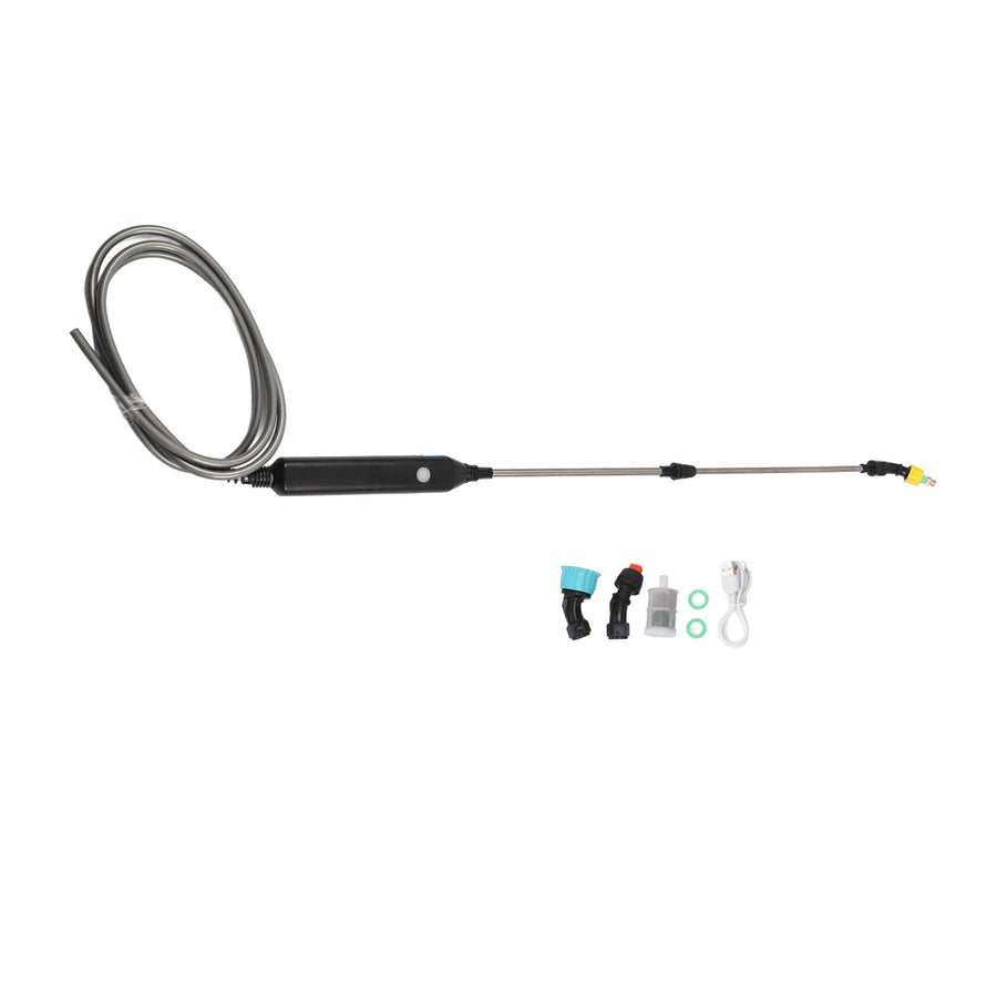 Electric Sprayer Battery Powered Watering Wand Auto Pumping Sprayer for Garden Plant 2meter / 6.56ft Hose
