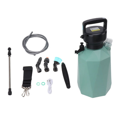 Rhombus 7.4V High Power Battery Powered Sprayer 5L Large Capacity Electric Sprayer for Garden Green