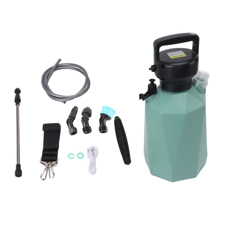 Rhombus 7.4V High Power Battery Powered Sprayer 5L Large Capacity Electric Sprayer for Garden Green