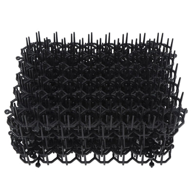 12Pcs Cat Deterrent Mat Anti Cat Dog Network Indoor Outdoor Repellent Training Plastic Spike Mat for Keeping Away Cats Dogs Protecting Plants