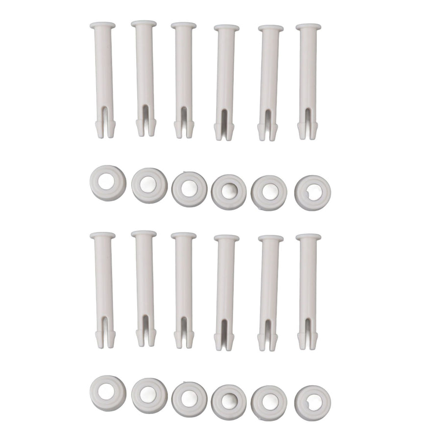 12 Pack Bracket Swimming Pool Fitting Kit Joint Nail Bolt Pin PVC Practical Joint Pin for INTEX 28270 28272 5.5cm/2.2in