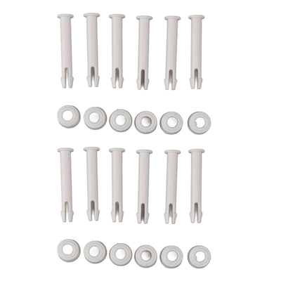 12 Pack Bracket Swimming Pool Fitting Kit Joint Nail Bolt Pin PVC Practical Joint Pin for INTEX 28270 28272 6cm/2.4in